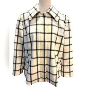 Halogen zip blazer jacket size L